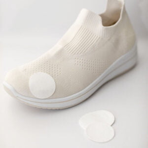 Oberseite von Schuhen flicken