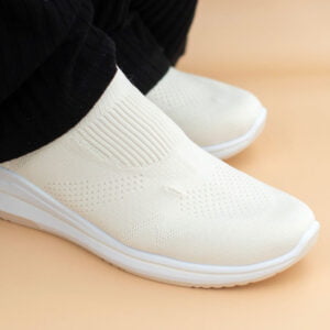 Oberseite von Schuhen flicken