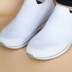 Oberseite von Schuhen flicken