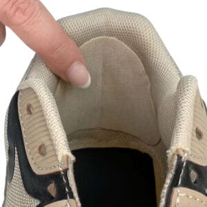 Hinterkappe von Schuhen flicken