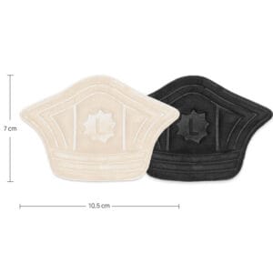 Selbstklebende Fersenkissen für zu große Schuhe