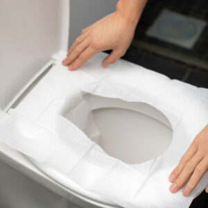 Toilettenauflagen zum Spülen
