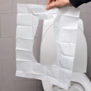 Toilettenauflagen zum Spülen