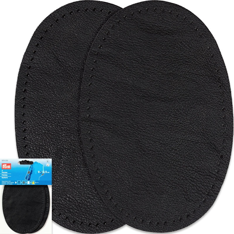 Ellenbogen-Flicken Kunstleder - Dicke 1,3 mm - Schwarz