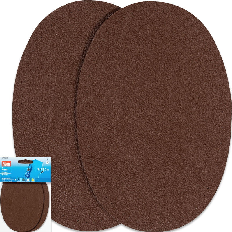 Ellenbogen-Flicken Kunstleder - Dicke 1,3 mm - Dunkelbraun