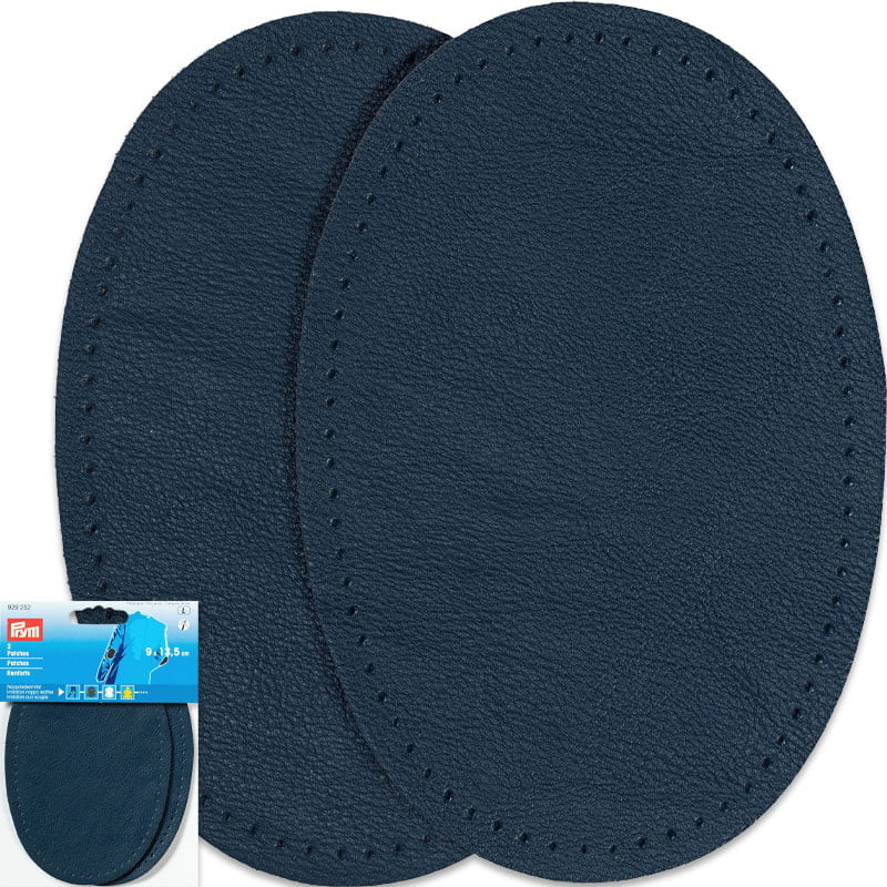Ellenbogen-Flicken Kunstleder - Dicke 1,3 mm - Dunkelblau