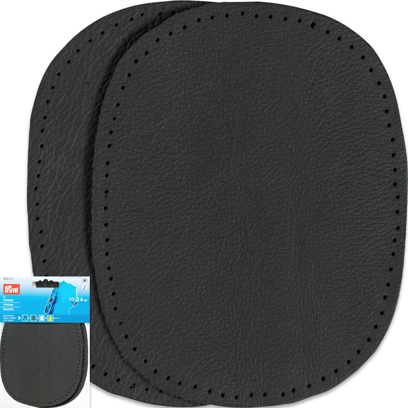 Ellenbogen-Flicken Nappaleder – Dicke 1,4 mm - Dunkelgrau