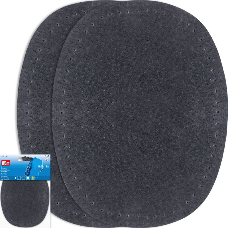 Ellenbogen-Flicken Nubukleder - Dicke 0,7 mm - Anthrazit