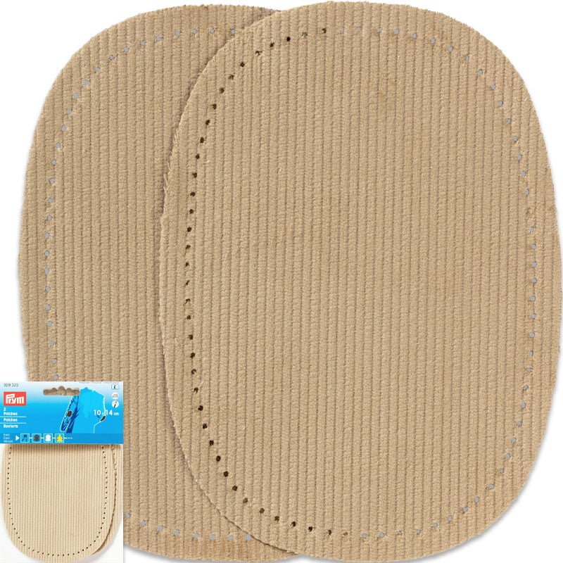 Ellenbogen-Flicken – Cord - Beige