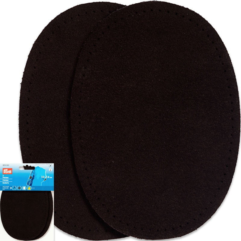 Ellenbogen-Flicken Wildleder - Dicke 1,6 mm - 10 x 14 cm , Dunkelbraun