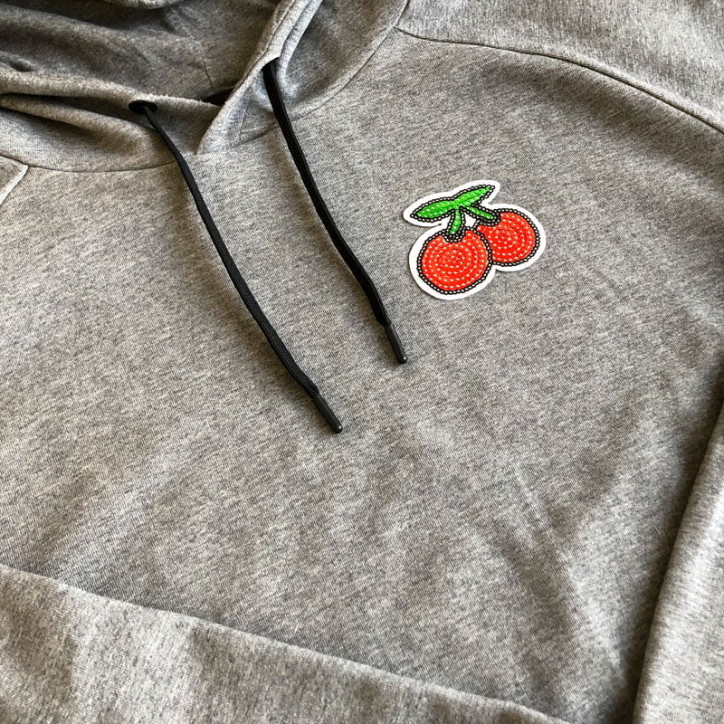 Kirschen - Paillettenbügelbild – Bild 2