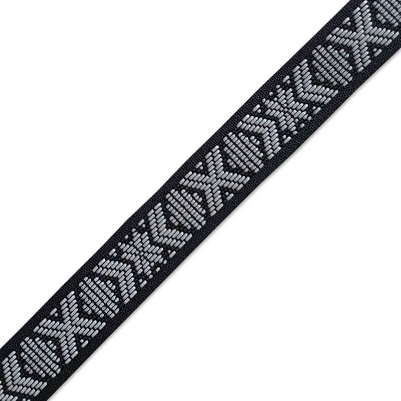 Reflektierendes Accessoire – Zuschneiden, anbinden oder annähen - Schwarz