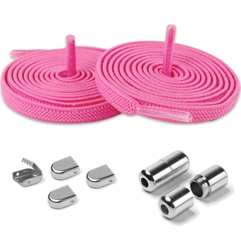 Elastische Schnürsenkel – Schnürfrei - Rosa