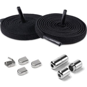 Elastische Schnürsenkel – Schnürfrei - Schwarz