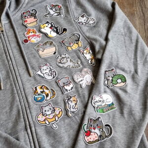 Alternative view of Verrückte Katzen - Bügelbilder