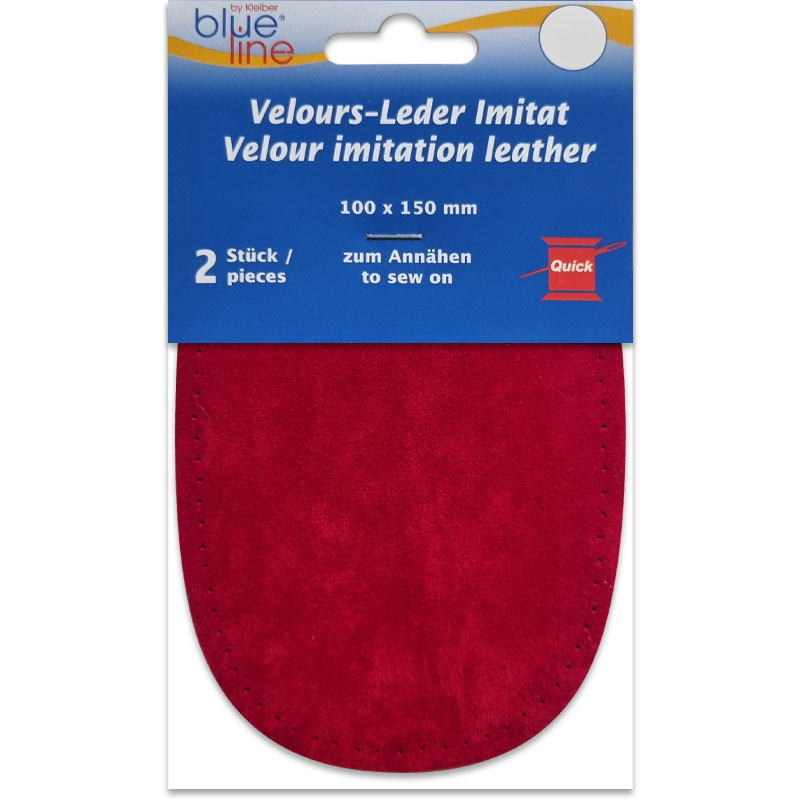 Ellenbogen-Flicken Kunst-Wildleder - Dicke 0,8 mm - Rot