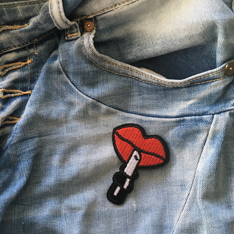 Lippen+Stift - Bügelbild – Bild 2