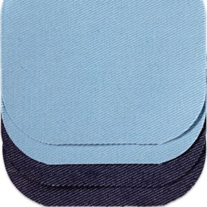 Jeans-Flicken - Hell- & Dunkelblau