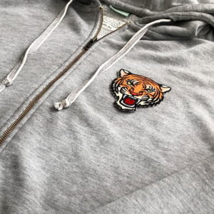 Alternative view of Fauchender Tiger - Bügelbild