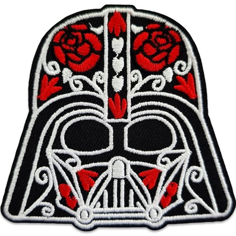 Darth-Vader mit Rosen - Bügelbild