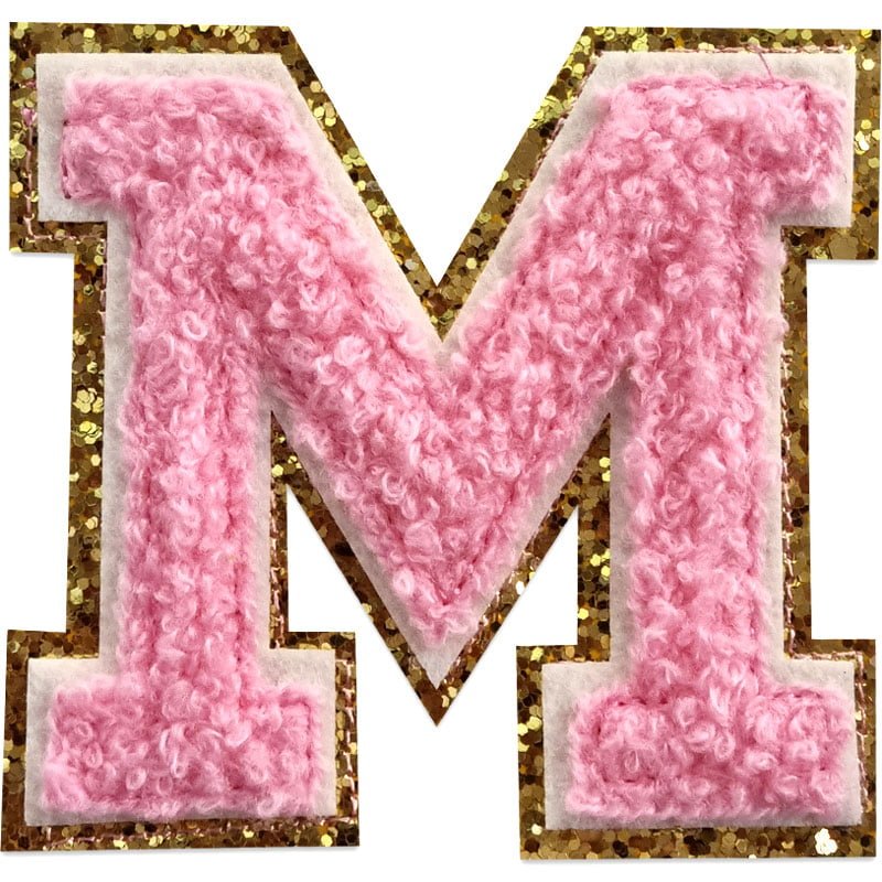 Buchstaben A-Z - Auswählen - Rosa/Gold , M