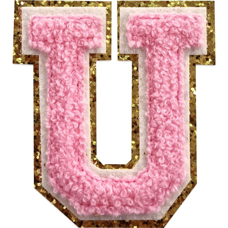 Buchstaben A-Z - Auswählen - Rosa/Gold , U