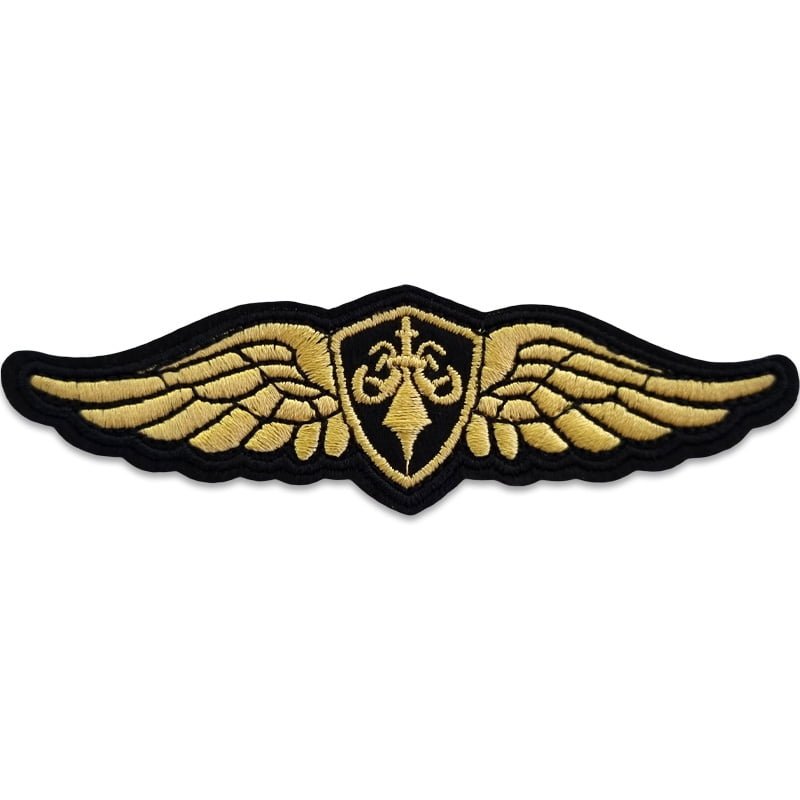 tygmärke militär emblem vingar