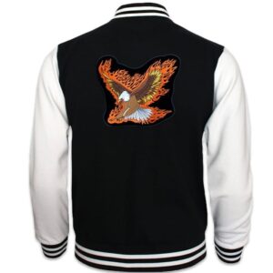 Flammender Adler - Bügelbild