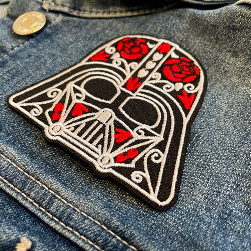 Darth-Vader mit Rosen - Bügelbild – Bild 2