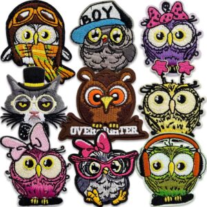 Süße Eulen - Bügelbilder