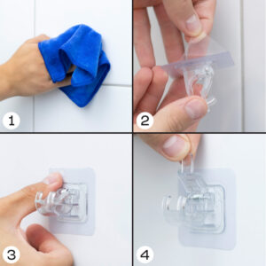 Selbstklebend Gardinenstangenhalter