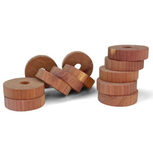 Ringe aus Zedernholz