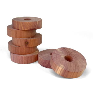 Ringe aus Zedernholz