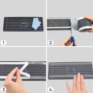 Haarsieb für Abfluss - selbstklebend