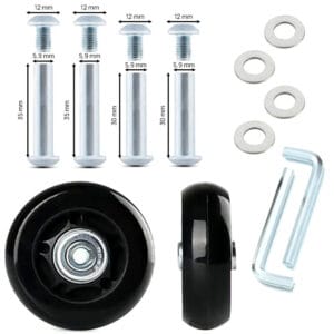 Ersatzrollen für Koffer