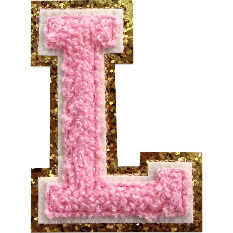 Buchstaben A-Z - Auswählen - Rosa/Gold , L