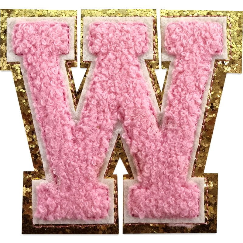 Buchstaben A-Z - Auswählen - Rosa/Gold , W