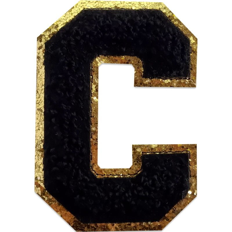 Buchstaben A-Z - Auswählen - Schwarz/Gold , C