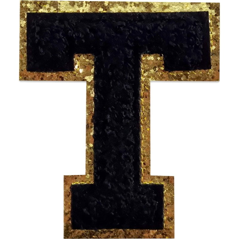 Buchstaben A-Z - Auswählen - Schwarz/Gold , T