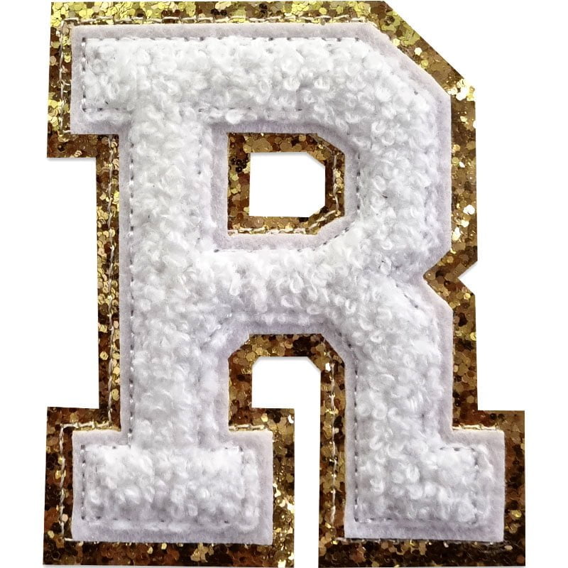 Buchstaben A-Z - Auswählen - Weiß/Gold , R