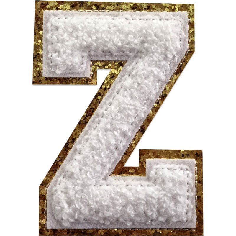 Buchstaben A-Z - Auswählen - Weiß/Gold , Z