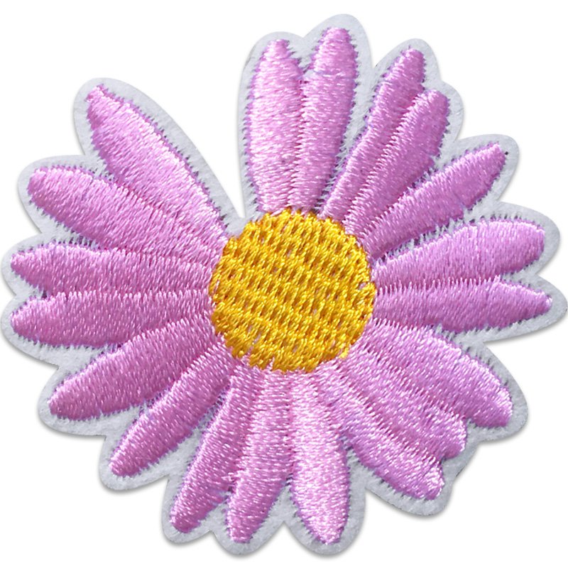 Blume Gerbera - Bügelbild - Rosa