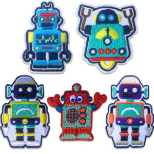 Kleine Roboter - Bügelbilder