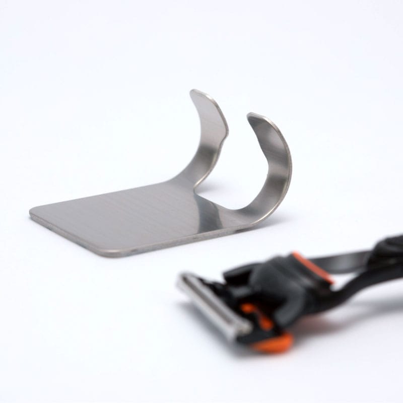 Rasiererhalter – Selbstklebend aus gebürstetem Metall – Bild 6