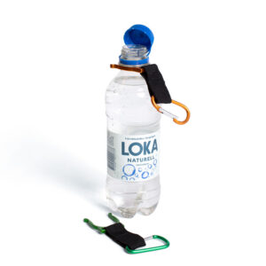 Flaschenhalter mit Karabiner – Hände frei unterwegs